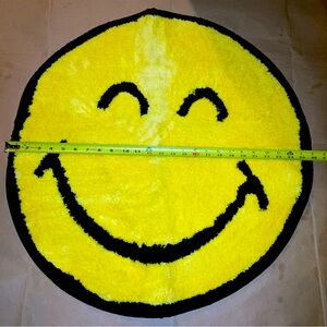 Smiley face rug